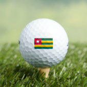 Togo Flag Golfball (Insitu T-Shirt)