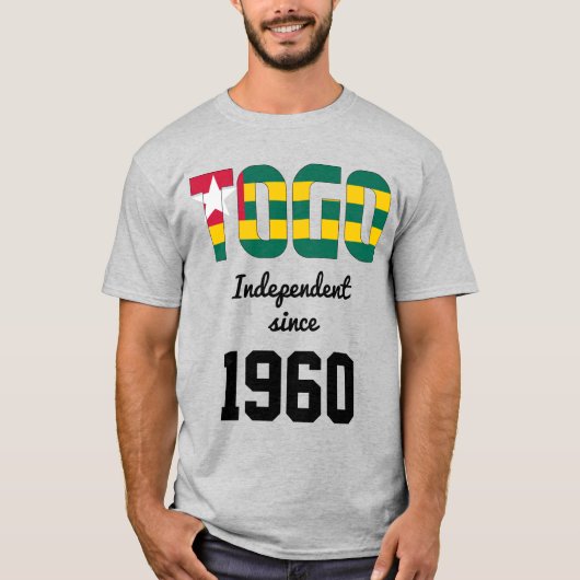 Togo Flag Independence Celebration T-Shirt (Vorderseite)