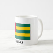 Togo Flag Kaffeetasse (VorderseiteRechts)