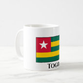 Togo Flag Kaffeetasse (Vorderseite Links)