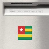 Togo Flag Magnet (In Situ (Geschirrspüler))