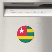 Togo Flag Magnet (In Situ (Geschirrspüler))
