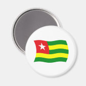 Togo Flag Magnet (Vorderseite/Rückseite)