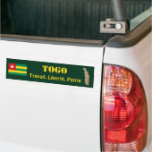 Togo Flag + Map Autoaufkleber (Auf Lkw)