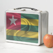 Togo Flag Metall Brotdose (Beispiel)