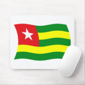 Togo Flag Mousepad (Mit Mouse)