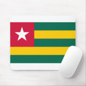 Togo Flag Mousepad (Mit Mouse)