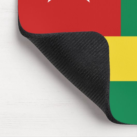 Togo Flag Mousepad (Ecke)