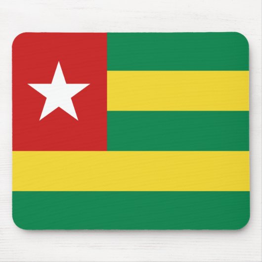 Togo Flag Mousepad (Vorne)