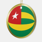 Togo Flag Ornament (Links)