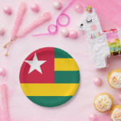 Togo Flag Pappteller (Party)