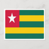 Togo - Flag - Postkarte (Vorderseite)