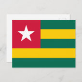 Togo Flag Postkarte (Vorne/Hinten)