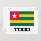 Togo Flag Postkarte (Vorne/Hinten)