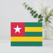 Togo Flag Postkarte (Stehend Vorderseite)