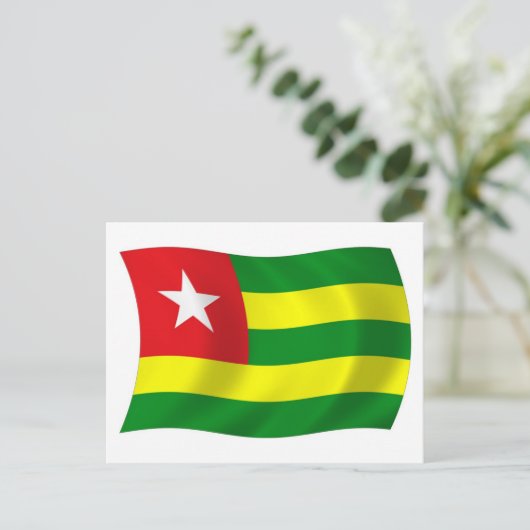 Togo Flag Postkarte (Stehend Vorderseite)