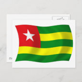 Togo Flag Postkarte (Vorne/Hinten)