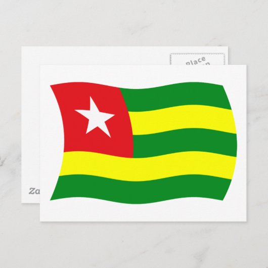 Togo Flag Postkarte (Vorne/Hinten)
