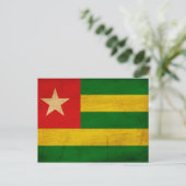 Togo Flag Postkarte (Stehend Vorderseite)
