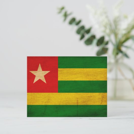 Togo Flag Postkarte (Stehend Vorderseite)