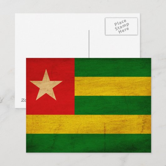 Togo Flag Postkarte (Vorne/Hinten)
