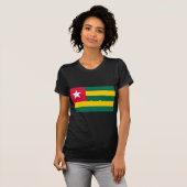 Togo Flag Produkte T-Shirt (Vorne ganz)