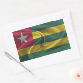 Togo Flag Rechteckiger Aufkleber (Umschlag)