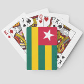 Togo Flag Spielkarten (Rückseite)