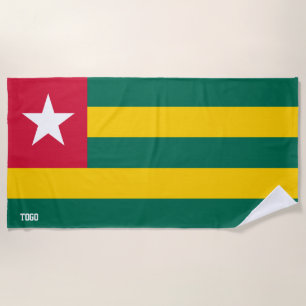 Togo Flag Splendid Patriotic Strandtuch