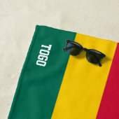 Togo Flag Splendid Patriotic Strandtuch (Beispiel)