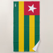 Togo Flag Splendid Patriotic Strandtuch (Vorderseite)