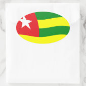 Togo Flag Sticker (Tasche)
