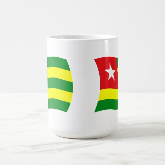 Togo Flag Tasse (Mittel)