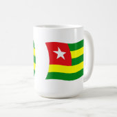 Togo Flag Tasse (VorderseiteRechts)