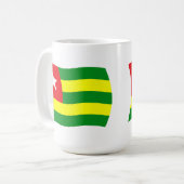 Togo Flag Tasse (Vorderseite Links)