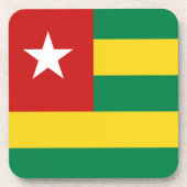 Togo Flag Untersetzer (Vorderseite)