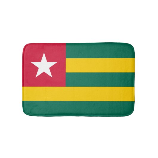 Togo-Flagge Badematte (Vorderseite)
