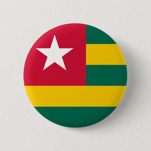 Togo-Flagge Button (Vorderseite)