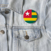 Togo-Flagge Button (Beispiel)