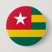 Togo-Flagge Button (Vorderseite)