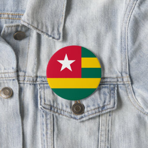Togo-Flagge Button