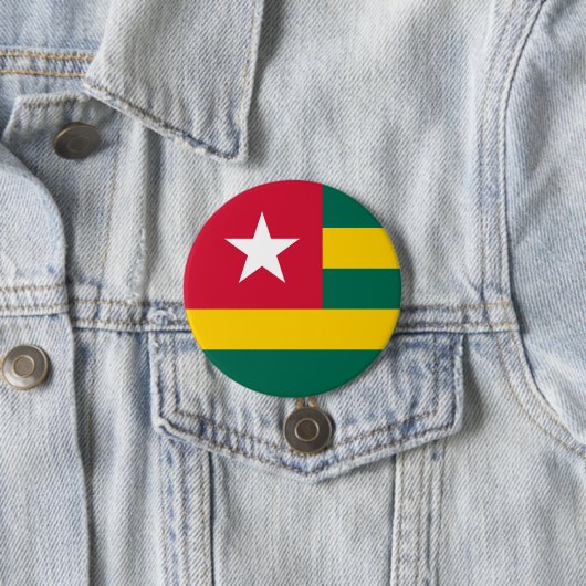 Togo-Flagge Button (Beispiel)