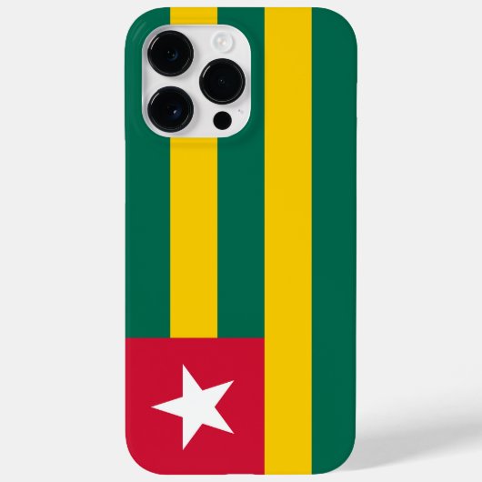 Togo-Flagge Case-Mate iPhone Hülle (Rückseite)