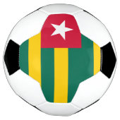 Togo-Flagge Fußball (Gedreht)