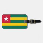 Togo-Flagge Gepäckanhänger (Vorderseite horizontal)