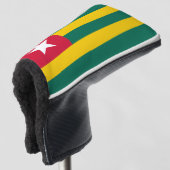 Togo-Flagge Golf Headcover (3/4 Vorderseite)