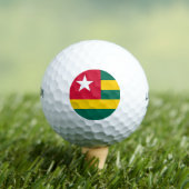 Togo-Flagge Golfball (Insitu T-Shirt)