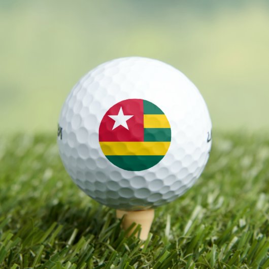 Togo-Flagge Golfball (Insitu T-Shirt)