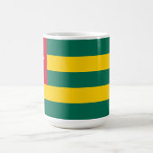Togo-Flagge Kaffeetasse (Mittel)