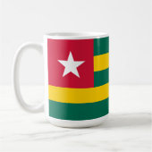 Togo-Flagge Kaffeetasse (Links)